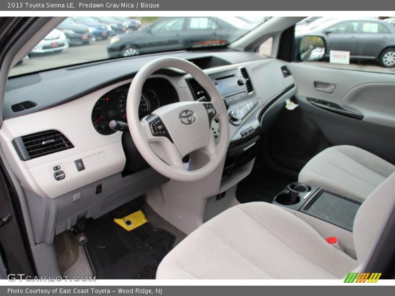 Predawn Gray Mica / Bisque 2013 Toyota Sienna LE