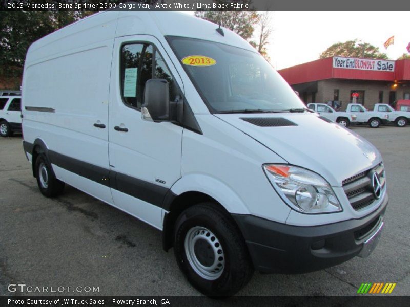 Arctic White / Lima Black Fabric 2013 Mercedes-Benz Sprinter 2500 Cargo Van