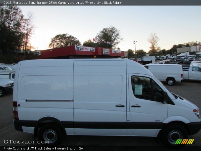 Arctic White / Lima Black Fabric 2013 Mercedes-Benz Sprinter 2500 Cargo Van