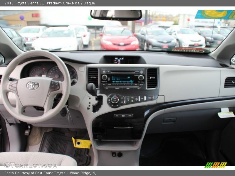 Predawn Gray Mica / Bisque 2013 Toyota Sienna LE