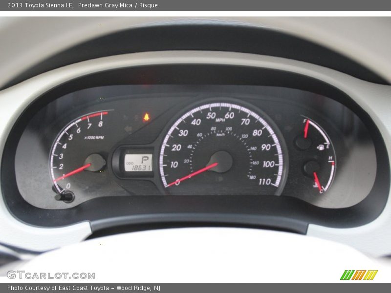 Predawn Gray Mica / Bisque 2013 Toyota Sienna LE