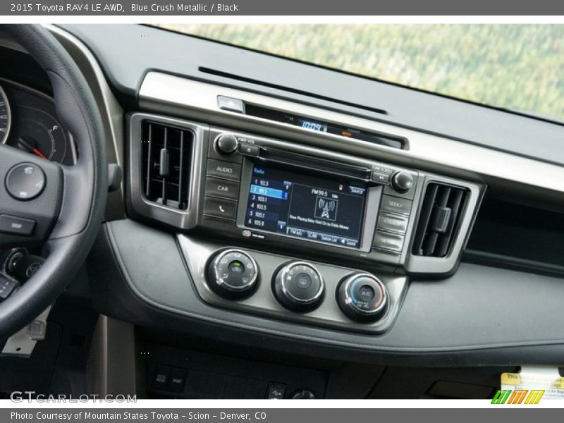 Blue Crush Metallic / Black 2015 Toyota RAV4 LE AWD