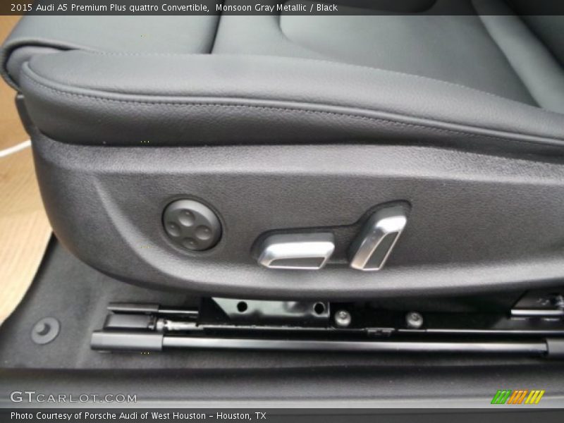 Monsoon Gray Metallic / Black 2015 Audi A5 Premium Plus quattro Convertible