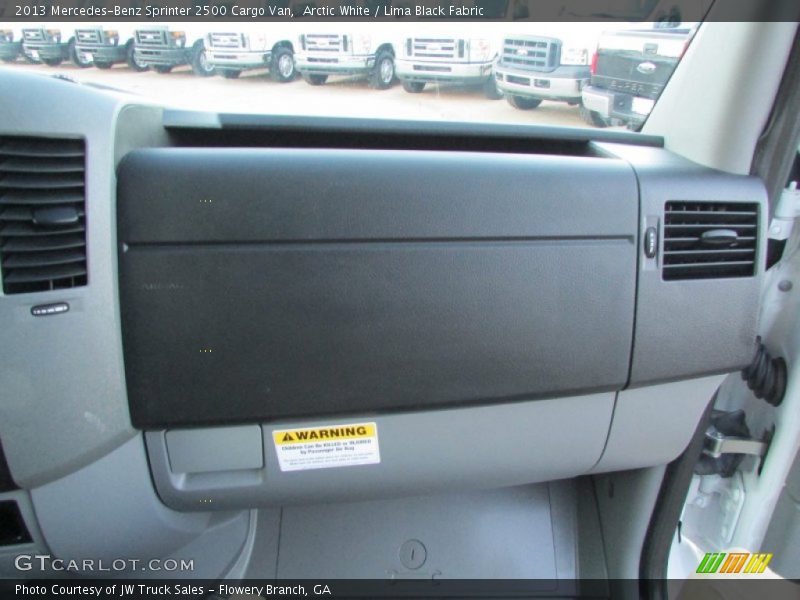 Arctic White / Lima Black Fabric 2013 Mercedes-Benz Sprinter 2500 Cargo Van