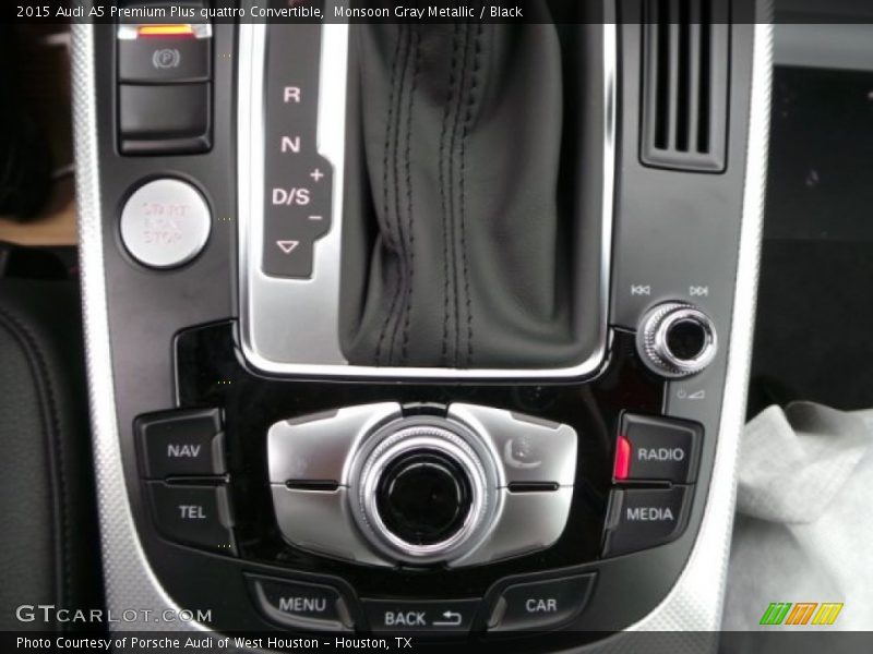 Monsoon Gray Metallic / Black 2015 Audi A5 Premium Plus quattro Convertible