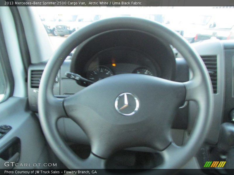 Arctic White / Lima Black Fabric 2013 Mercedes-Benz Sprinter 2500 Cargo Van