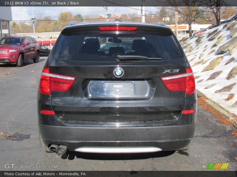 Jet Black / Black 2012 BMW X3 xDrive 35i