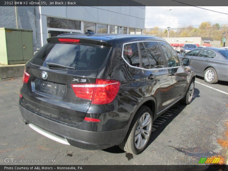 Jet Black / Black 2012 BMW X3 xDrive 35i