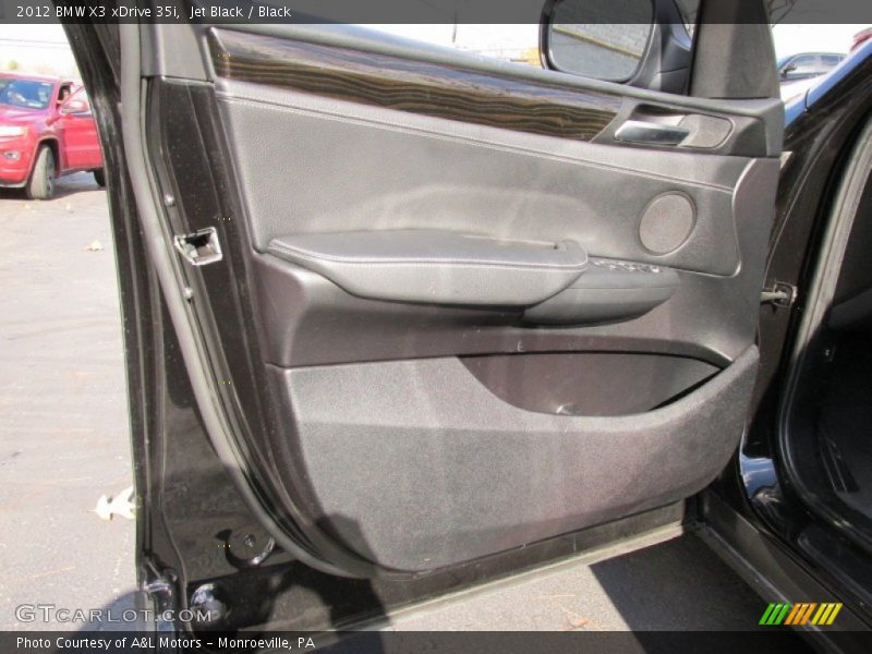 Jet Black / Black 2012 BMW X3 xDrive 35i