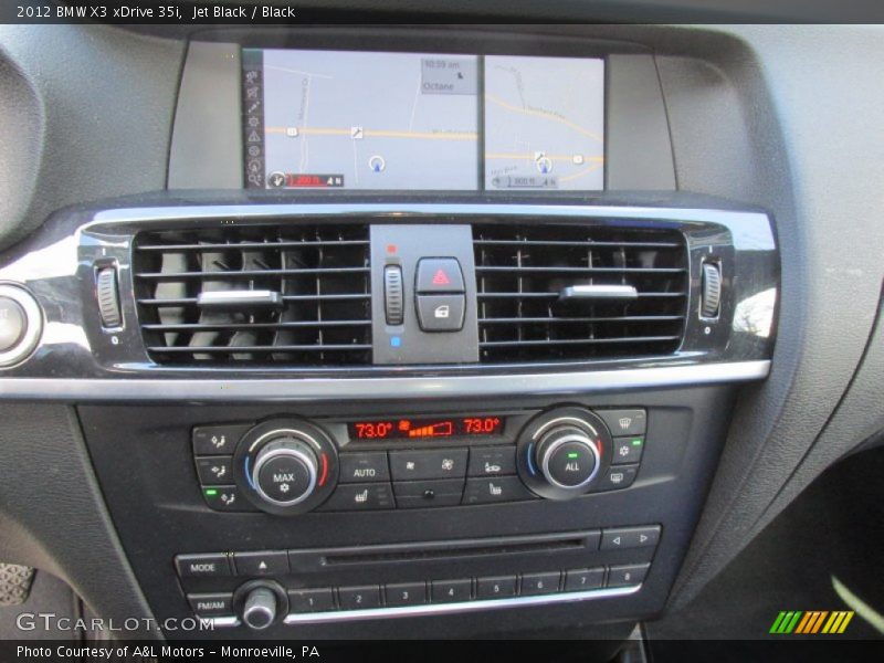Jet Black / Black 2012 BMW X3 xDrive 35i
