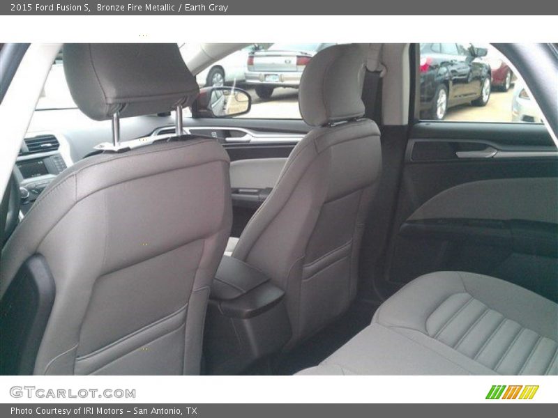 Bronze Fire Metallic / Earth Gray 2015 Ford Fusion S