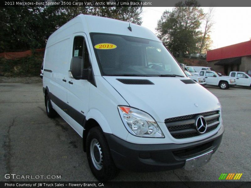 Arctic White / Lima Black Fabric 2013 Mercedes-Benz Sprinter 2500 Cargo Van