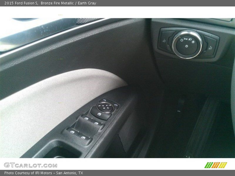 Bronze Fire Metallic / Earth Gray 2015 Ford Fusion S