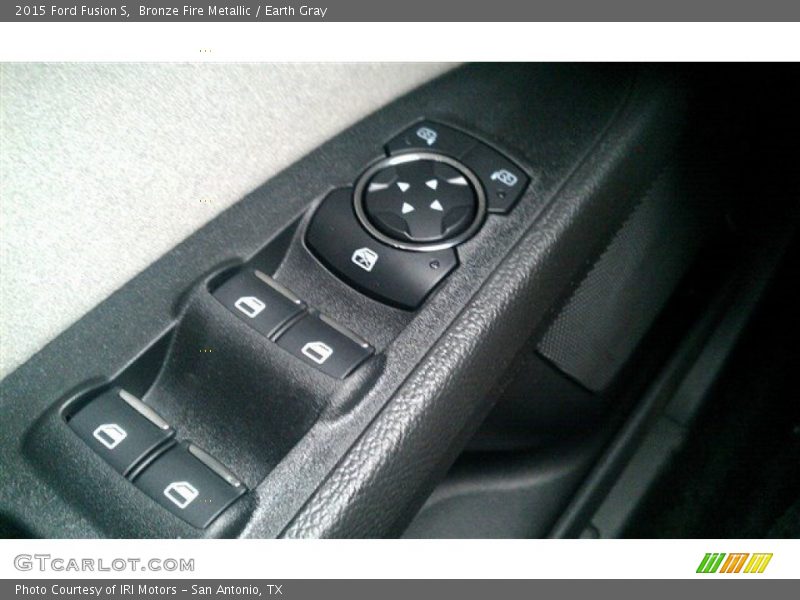 Bronze Fire Metallic / Earth Gray 2015 Ford Fusion S