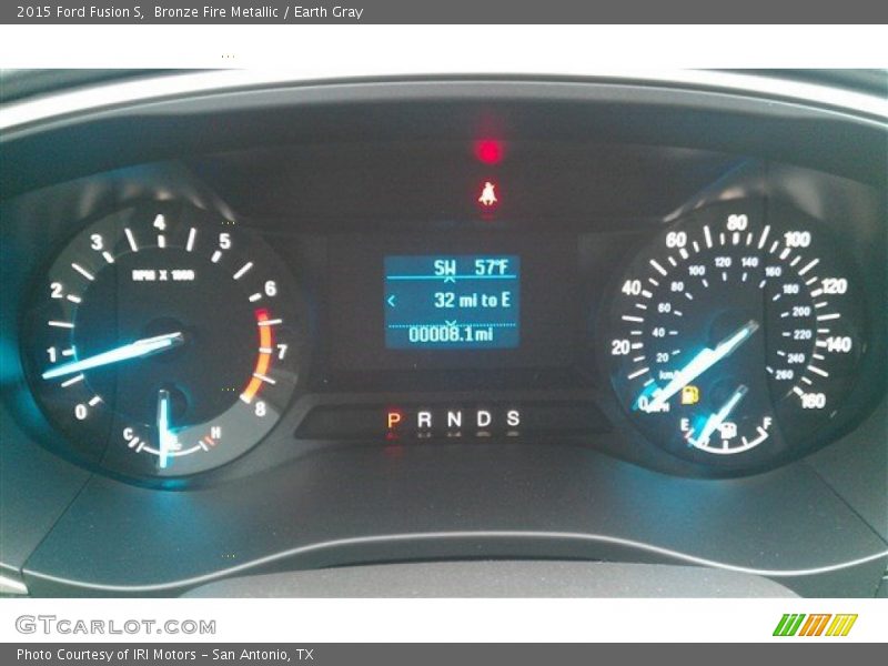 Bronze Fire Metallic / Earth Gray 2015 Ford Fusion S