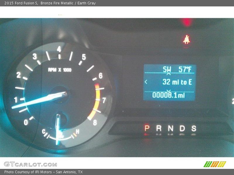 Bronze Fire Metallic / Earth Gray 2015 Ford Fusion S