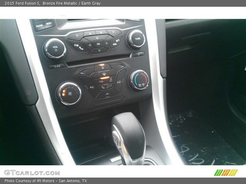Bronze Fire Metallic / Earth Gray 2015 Ford Fusion S