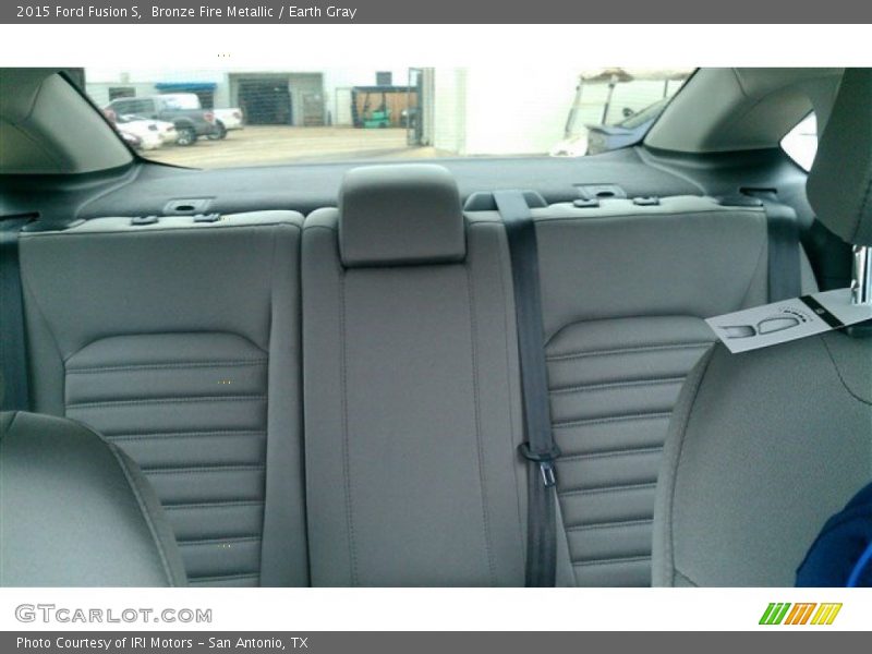 Bronze Fire Metallic / Earth Gray 2015 Ford Fusion S