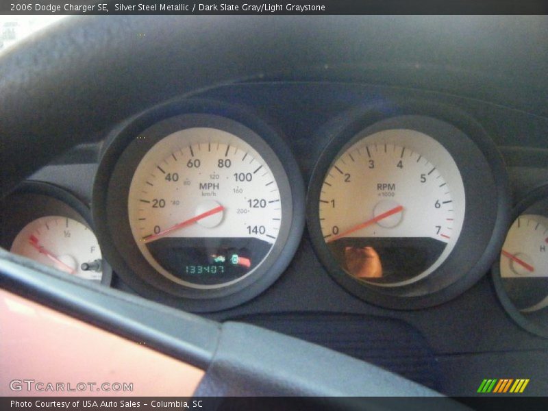 Silver Steel Metallic / Dark Slate Gray/Light Graystone 2006 Dodge Charger SE