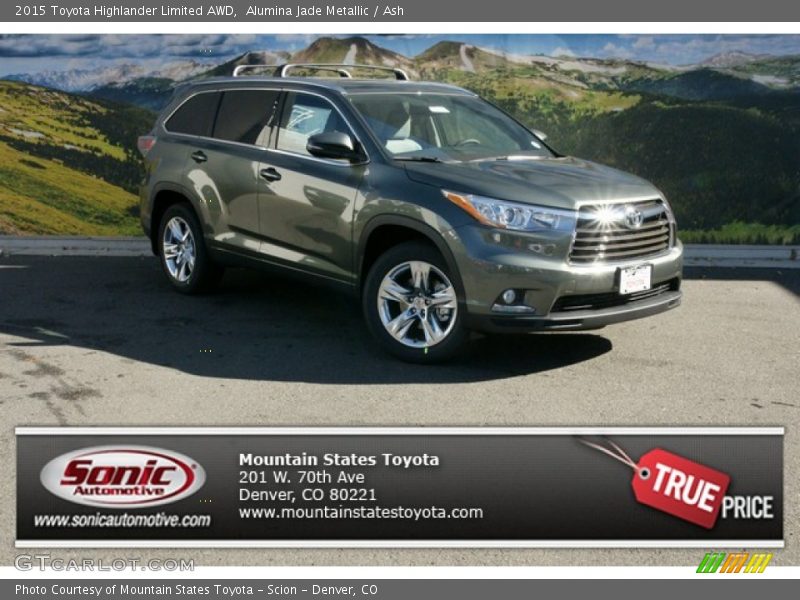 Alumina Jade Metallic / Ash 2015 Toyota Highlander Limited AWD