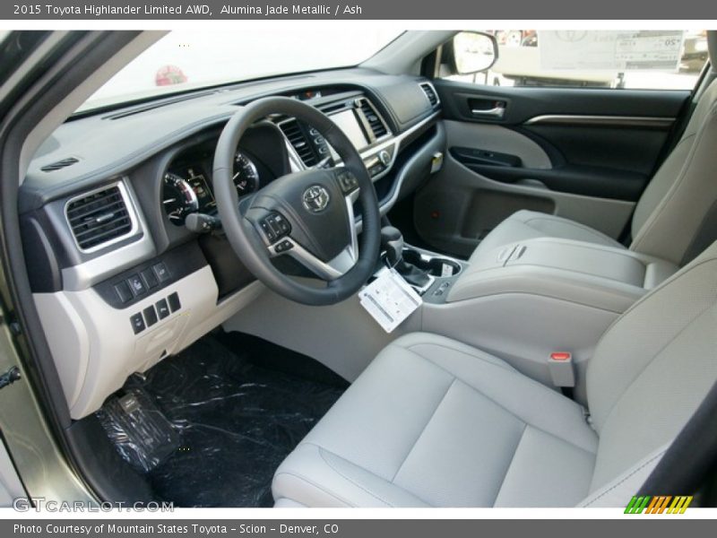  2015 Highlander Limited AWD Ash Interior