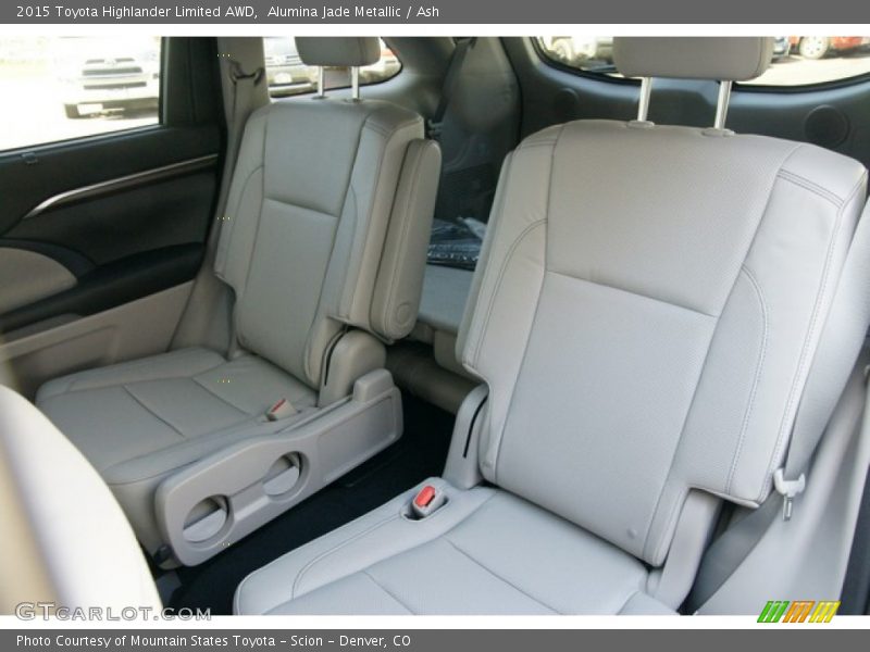 Rear Seat of 2015 Highlander Limited AWD