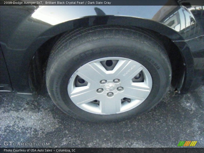 Brilliant Black Crystal Pearl / Dark Slate Gray 2010 Dodge Avenger SXT