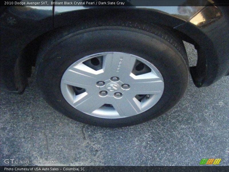Brilliant Black Crystal Pearl / Dark Slate Gray 2010 Dodge Avenger SXT
