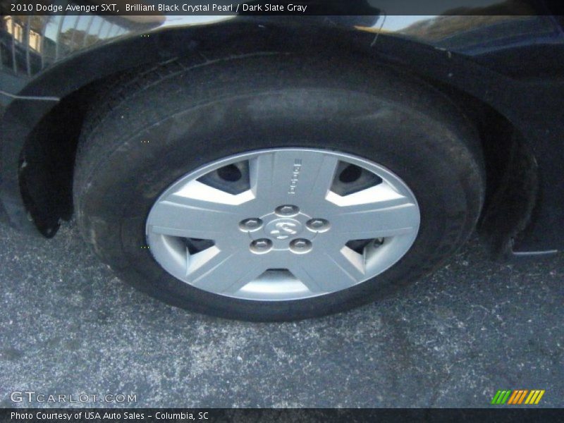 Brilliant Black Crystal Pearl / Dark Slate Gray 2010 Dodge Avenger SXT