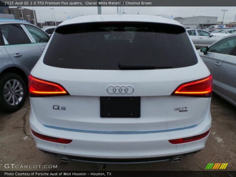 Glacier White Metallic / Chestnut Brown 2015 Audi Q5 3.0 TFSI Premium Plus quattro