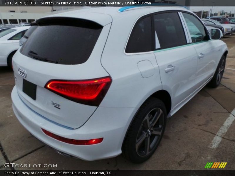 Glacier White Metallic / Chestnut Brown 2015 Audi Q5 3.0 TFSI Premium Plus quattro