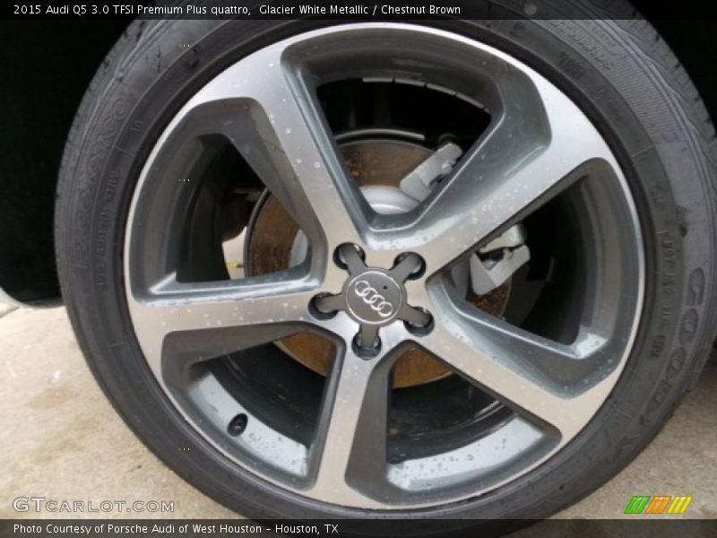 Glacier White Metallic / Chestnut Brown 2015 Audi Q5 3.0 TFSI Premium Plus quattro