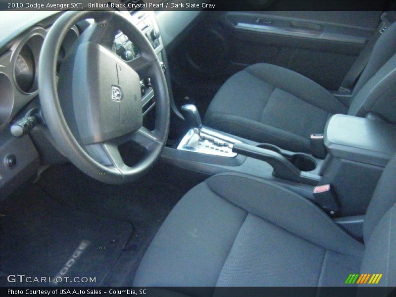Brilliant Black Crystal Pearl / Dark Slate Gray 2010 Dodge Avenger SXT