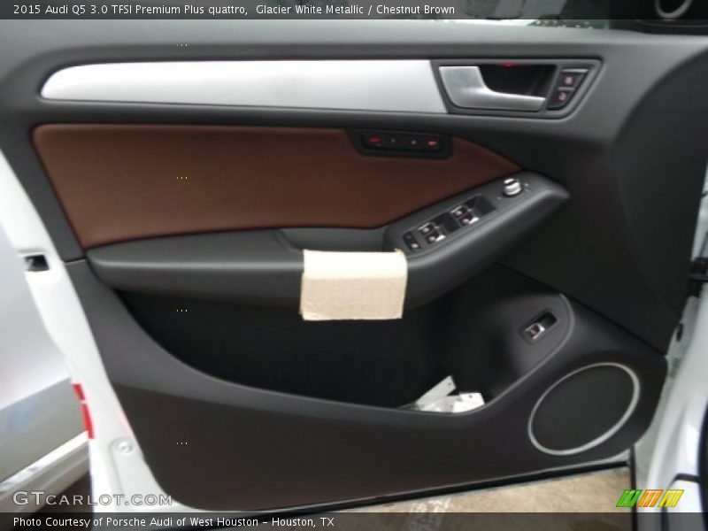 Glacier White Metallic / Chestnut Brown 2015 Audi Q5 3.0 TFSI Premium Plus quattro