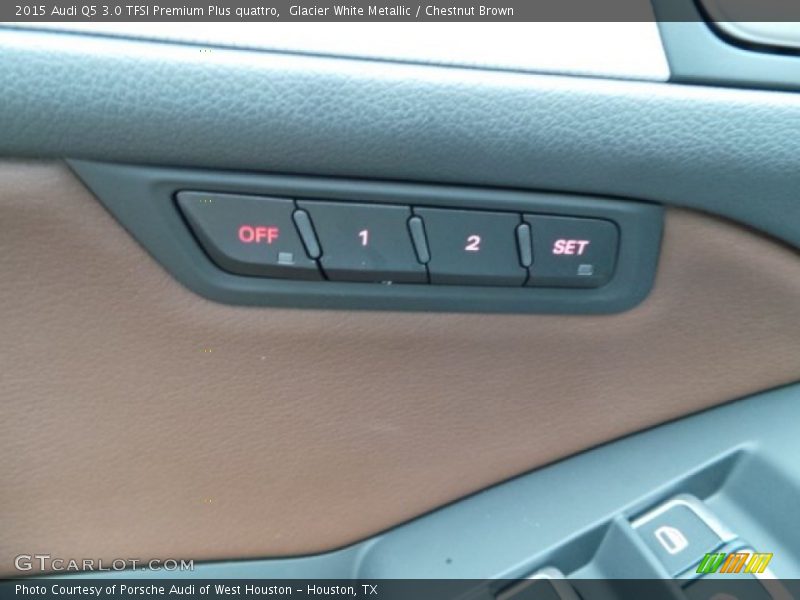 Glacier White Metallic / Chestnut Brown 2015 Audi Q5 3.0 TFSI Premium Plus quattro