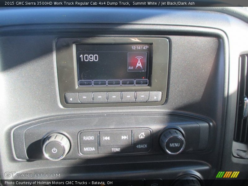 Summit White / Jet Black/Dark Ash 2015 GMC Sierra 3500HD Work Truck Regular Cab 4x4 Dump Truck