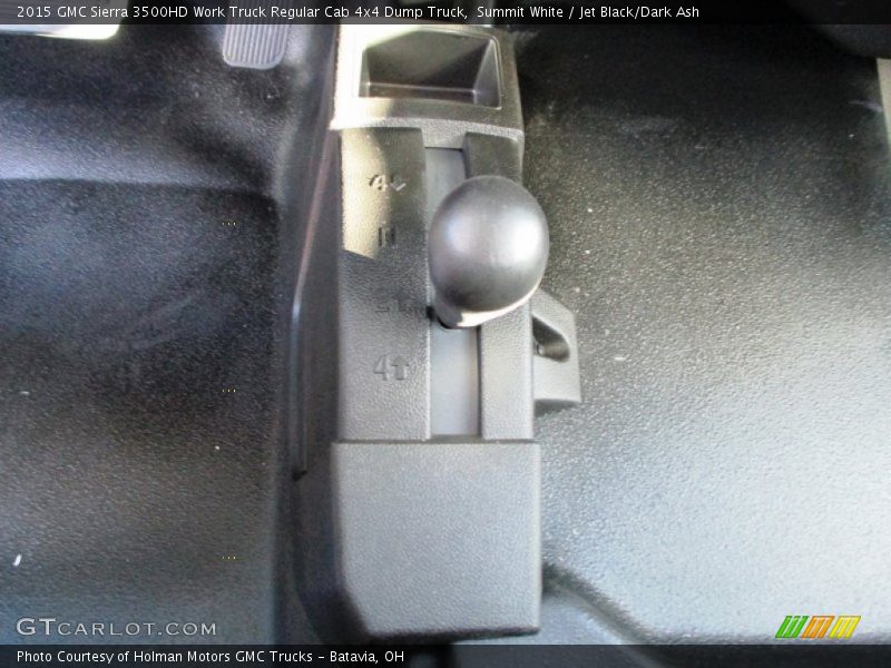 Summit White / Jet Black/Dark Ash 2015 GMC Sierra 3500HD Work Truck Regular Cab 4x4 Dump Truck