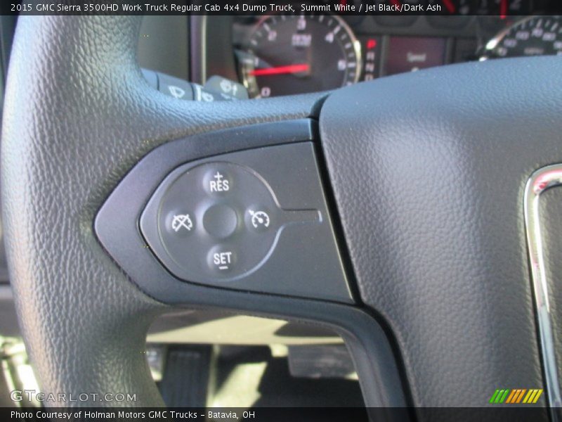 Summit White / Jet Black/Dark Ash 2015 GMC Sierra 3500HD Work Truck Regular Cab 4x4 Dump Truck