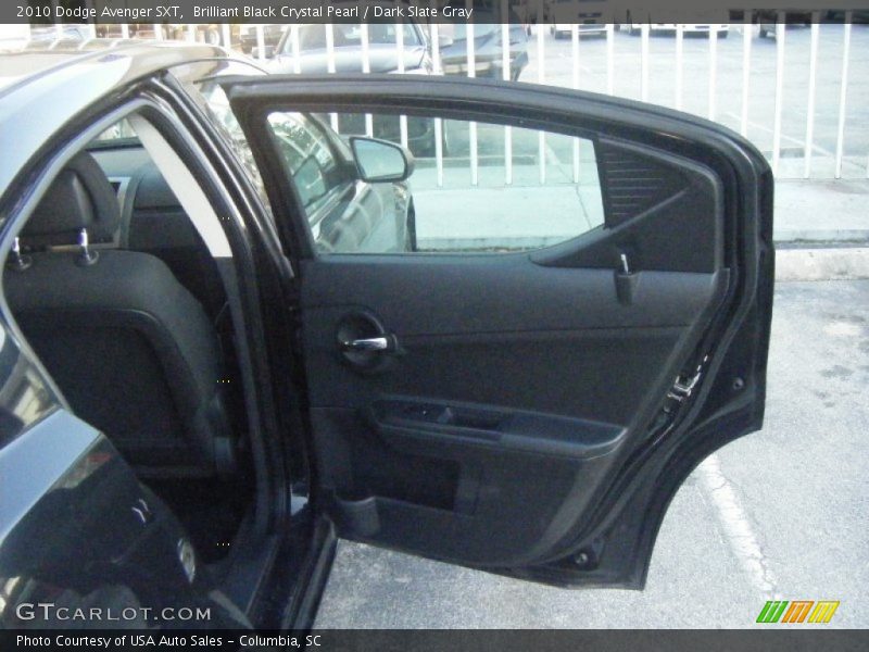 Brilliant Black Crystal Pearl / Dark Slate Gray 2010 Dodge Avenger SXT