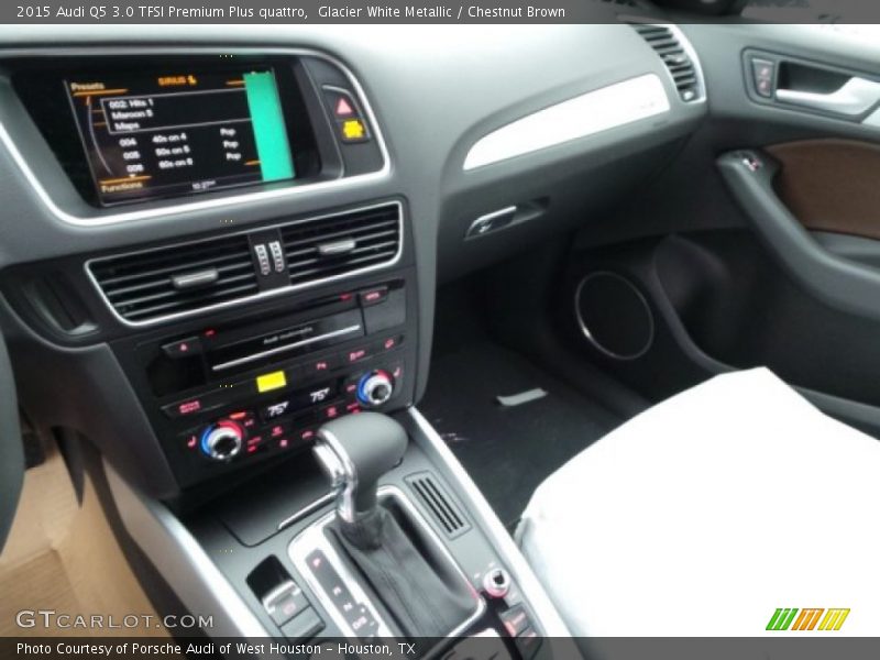 Glacier White Metallic / Chestnut Brown 2015 Audi Q5 3.0 TFSI Premium Plus quattro