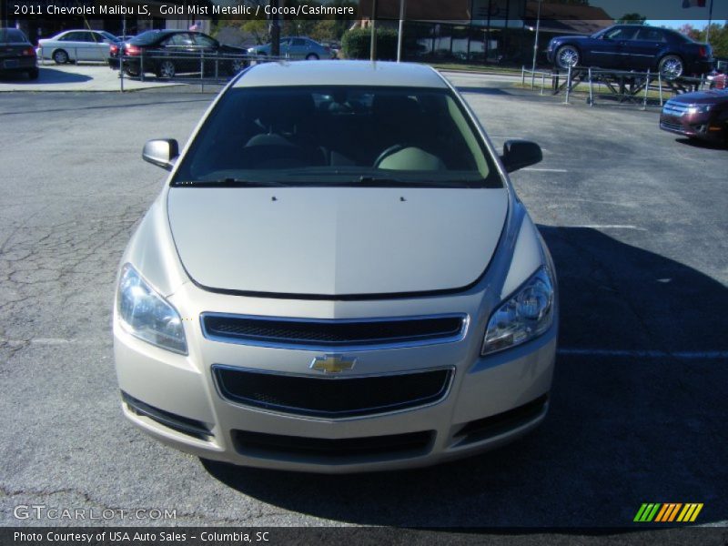 Gold Mist Metallic / Cocoa/Cashmere 2011 Chevrolet Malibu LS