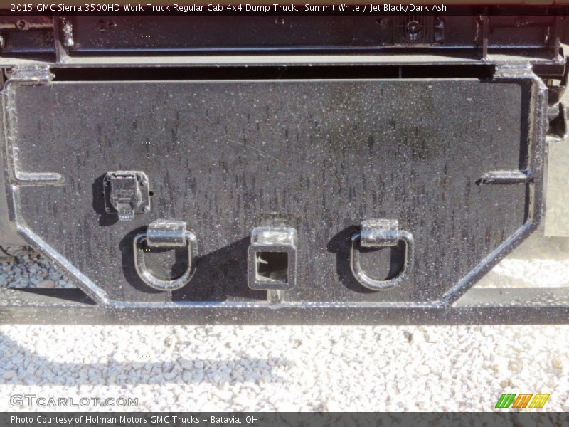 Summit White / Jet Black/Dark Ash 2015 GMC Sierra 3500HD Work Truck Regular Cab 4x4 Dump Truck