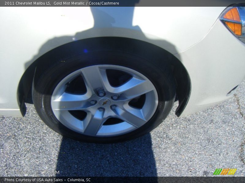 Gold Mist Metallic / Cocoa/Cashmere 2011 Chevrolet Malibu LS