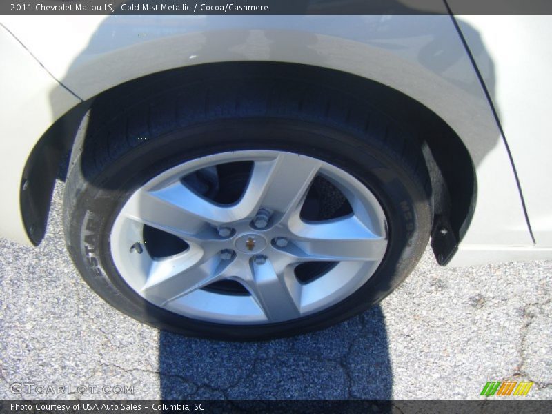 Gold Mist Metallic / Cocoa/Cashmere 2011 Chevrolet Malibu LS