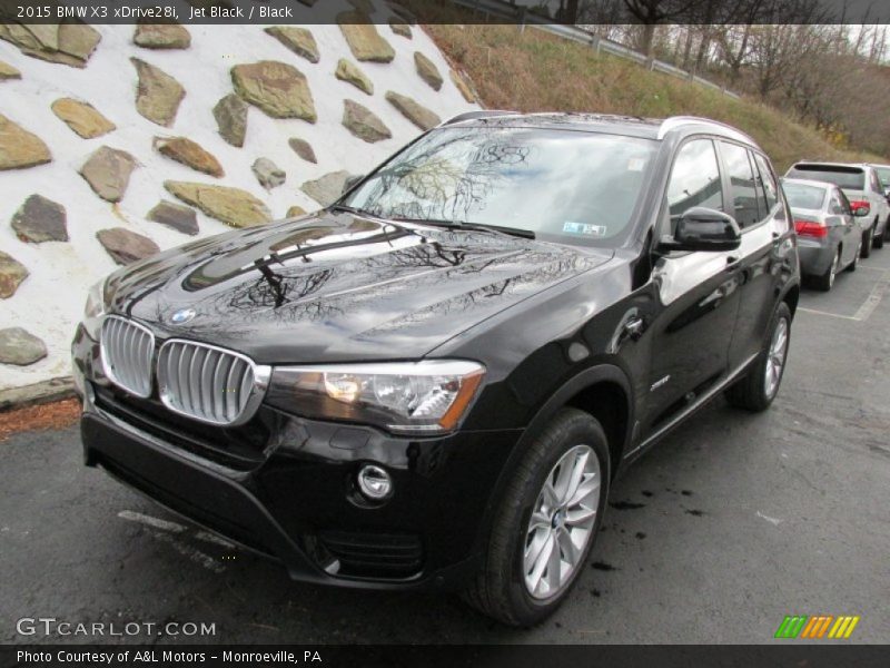 Jet Black / Black 2015 BMW X3 xDrive28i