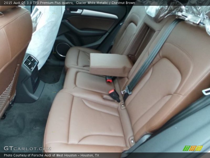 Glacier White Metallic / Chestnut Brown 2015 Audi Q5 3.0 TFSI Premium Plus quattro