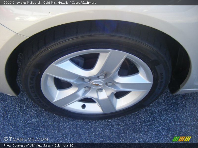 Gold Mist Metallic / Cocoa/Cashmere 2011 Chevrolet Malibu LS