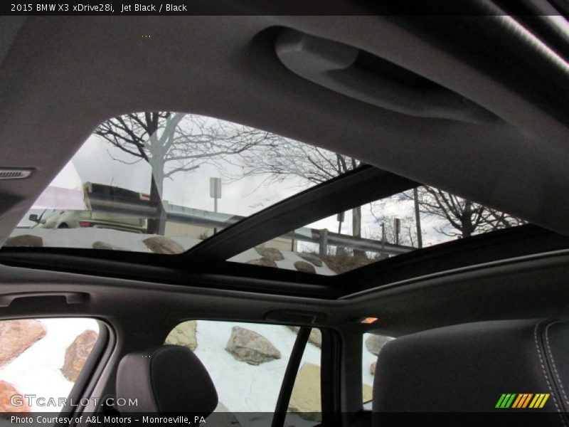 Jet Black / Black 2015 BMW X3 xDrive28i