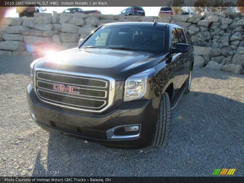 Iridium Metallic / Jet Black 2015 GMC Yukon XL SLT 4WD