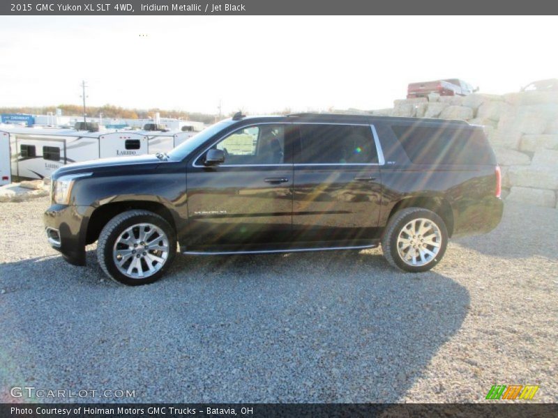 Iridium Metallic / Jet Black 2015 GMC Yukon XL SLT 4WD